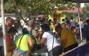 La remise des dossards