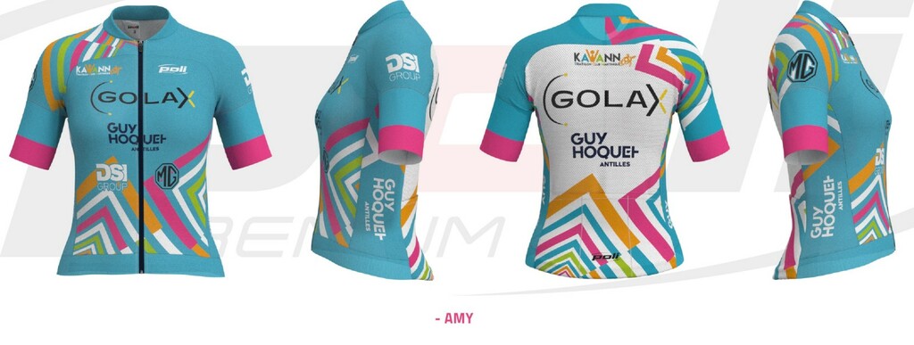 MAILLOT Cycliste Amy - conseillé pour les féminines